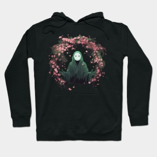 Forest Ghost Spooky Anime Halloween Cherry Blossom Flower Hoodie